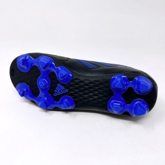 Adidas Goletto VIII FG J Black Blue Kids Youth Size 1 Soccer Cleats GX6906 - Picture 6 of 6